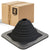 #2 Roofjack Square EPDM Pipe Flashing Boot for Metal Roof, Black