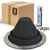 #3 Round EPDM Metal Roof Pipe Boot w/Install Kit, Black