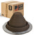 #3 Roofjack Round EPDM Pipe Flashing Boot for Metal Roof, Brownf