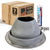 #6 Round EPDM Metal Roof Pipe Boot w/Install Kit, Gray