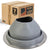 #7 Roofjack Round EPDM Pipe Flashing Boot for Metal Roof, Gray