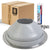 #8 Round EPDM Metal Roof Pipe Boot w/Install Kit, Gray