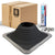 #8 Square EPDM Metal Roof Pipe Boot w/Install Kit, Black