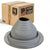 #4 Roofjack Round Silicone Pipe Flashing Boot for Metal Roof, Gray
