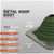 #2 Roofjack Square EPDM Pipe Flashing Boot for Metal Roof, Dark Green