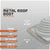 #3 Roofjack Square EPDM Pipe Flashing Boot for Metal Roof, White
