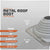 #4 Roofjack Square EPDM Pipe Flashing Boot for Metal Roof, Gray