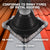 Conforms to many types of metal roofing