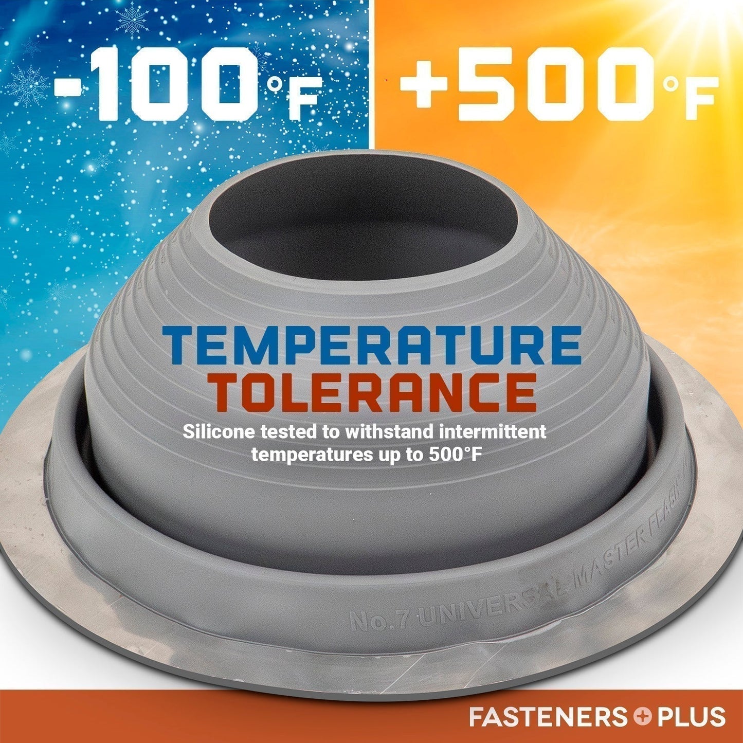 Gray silicone roof jack temperature tolerance