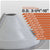 #3 Roofjack Round Retrofit EPDM Pipe Flashing Boot for Metal Roof, Gray