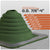 #2 Roofjack Square EPDM Pipe Flashing Boot for Metal Roof, Dark Green