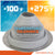 Temperature tolerant metal roof boot up to 375 degrees