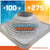 Temperature tolerant metal roof boot up to 375 degrees