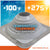 Temperature tolerant metal roof boot up to 375 degrees