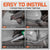 Easy to install - 4 simple steps to a water tight seal
