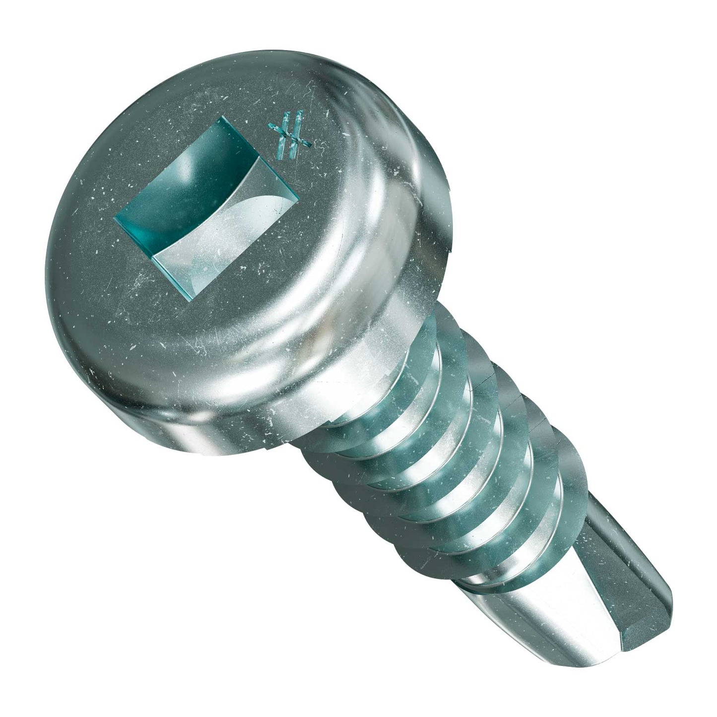 #10/#12 x 3/4" Quik Drive FPHSD34S1016 Flat Pan Head Framing-To-CFS Collated Screws, Zinc, Pkg 2500