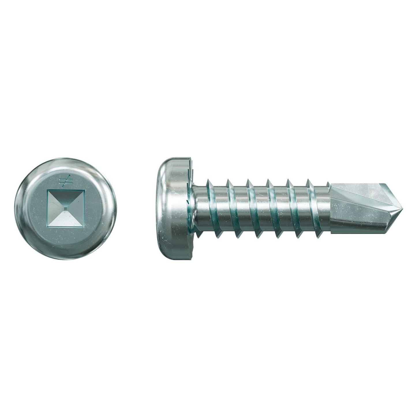 #10/#12 x 3/4" Quik Drive FPHSD34S1016 Flat Pan Head Framing-To-CFS Collated Screws, Zinc, Pkg 2500