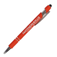 Fasteners Plus Stylus Pen - Orange w/White Imprint