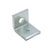 Tapped Corner Strut Angle - Electro-Galvanized
