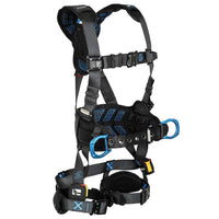 FallTech FT-One Full-Body Construction Harness w/ Trauma Straps | Belted | XS | 8123BQCXS