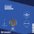 Fender washer with specifications on a blue background