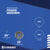 Fender washer with specifications on a blue background