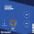 Fender washer with specifications on a blue background
