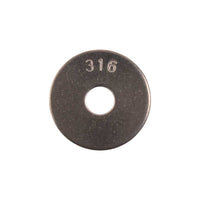 Conquest 3/8" x 1-1/2" Fender Washer - 316 Stainless Steel, .078"