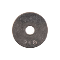 Conquest 5/16" x 1-1/2" Fender Washer - 316 Stainless Steel, .045"-.055"
