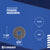 Fender washer with specifications on a blue background