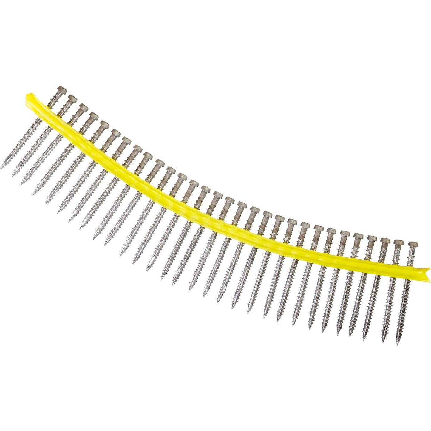 #10 x 2-3/4" Simpson Strong-Tie DCU Collated T20 Cap Head Composite Deck Screw - 316 Stainless Steel, Brown 05, Pkg. 1,000