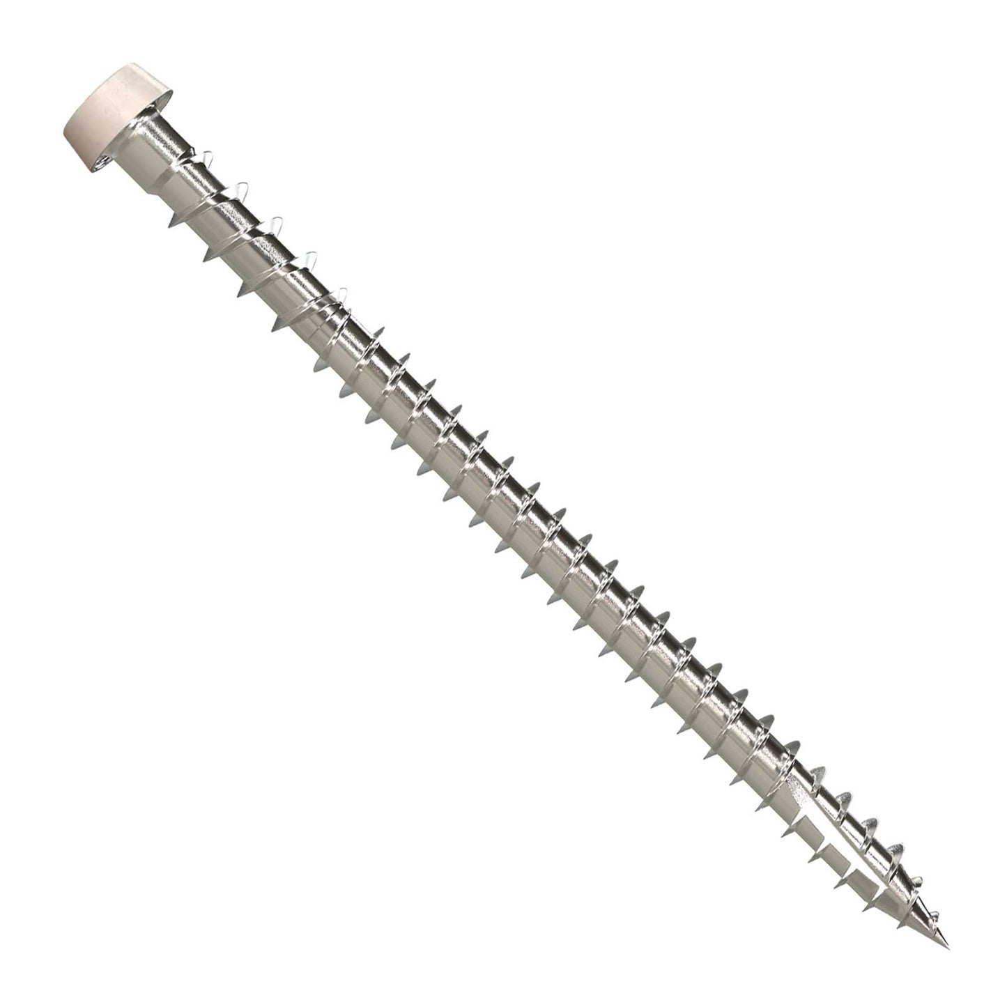#10 x 2-3/4"  Simpson Strong-Tie DCU Collated T20 Cap Head Composite Deck Screw - 316 Stainless Steel, Gray 05, Pkg. 1,000