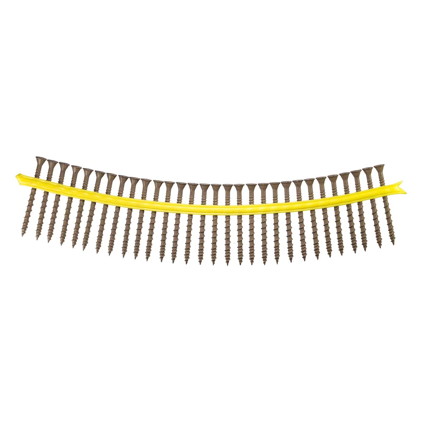 #10 x 3" Quik Drive DSV Tan Wood Collated Screws, Pkg 1000