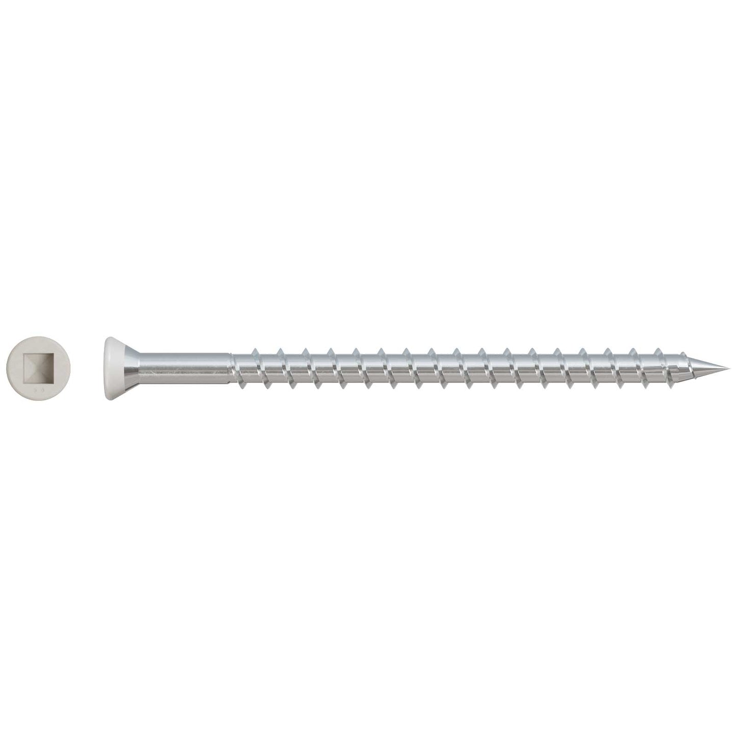 square drive trim head screw - gray 01