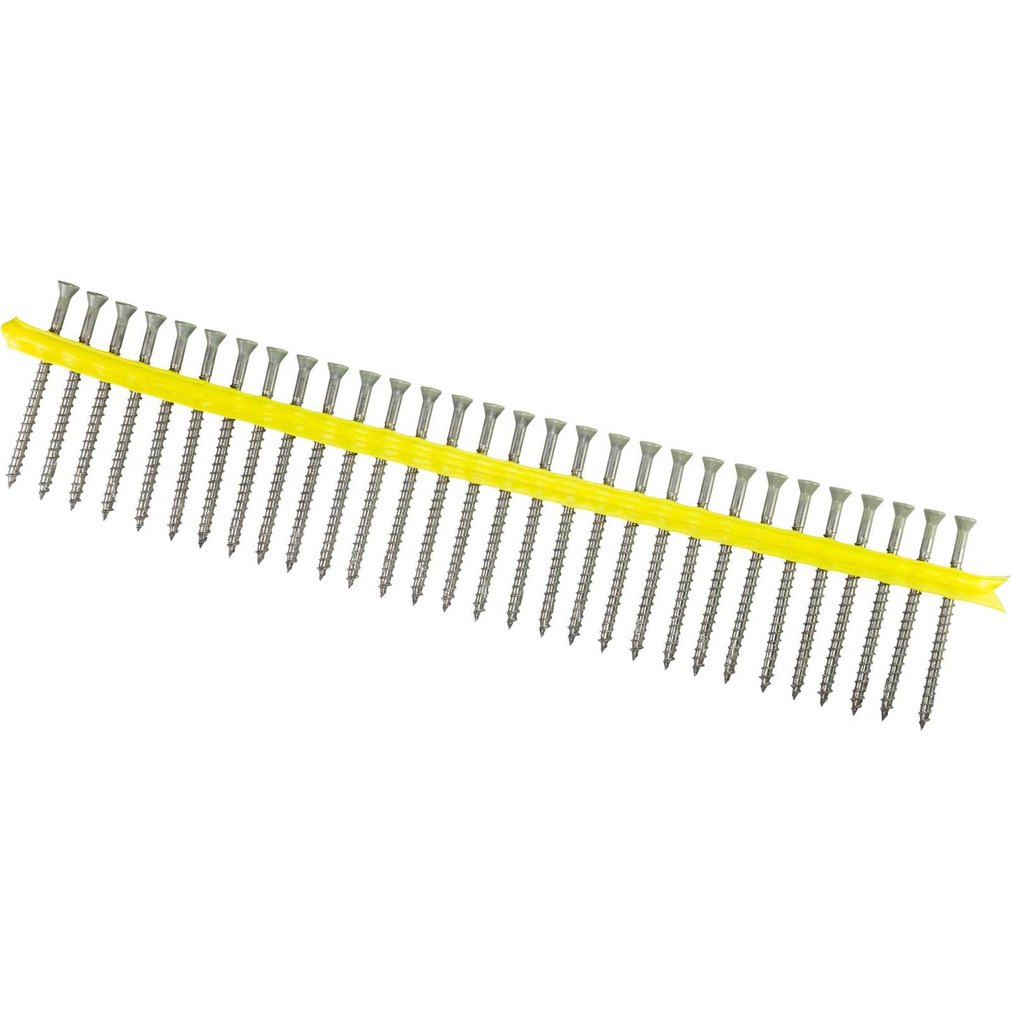 #7 x 2-1/2" Simpson Strong-Tie Quik Drive Collated Trim Head Deck Screw - 305 Stainless Steel, Gray 03, Pkg. 1,000
