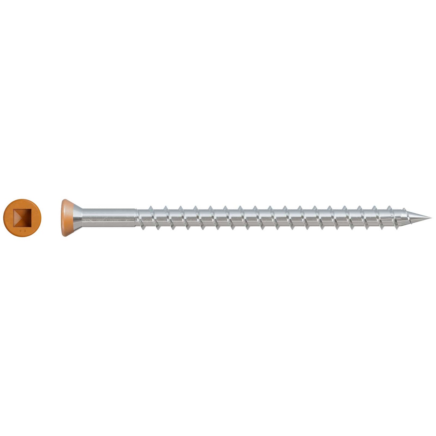 square drive trim head screw