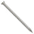 Metal screw on a white background