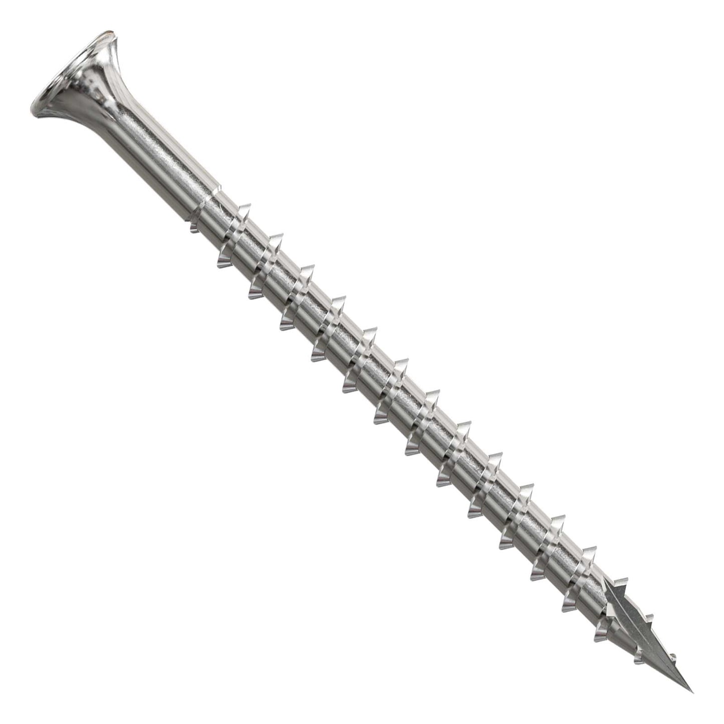 #10 x 2-1/2" Quik Drive SS3DSC Bugle-Head Wood Decking Collated Screws, 305 Stainless, Pkg 1500