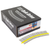 Box of Quik Drive nails with a close-up of the nails on a white background