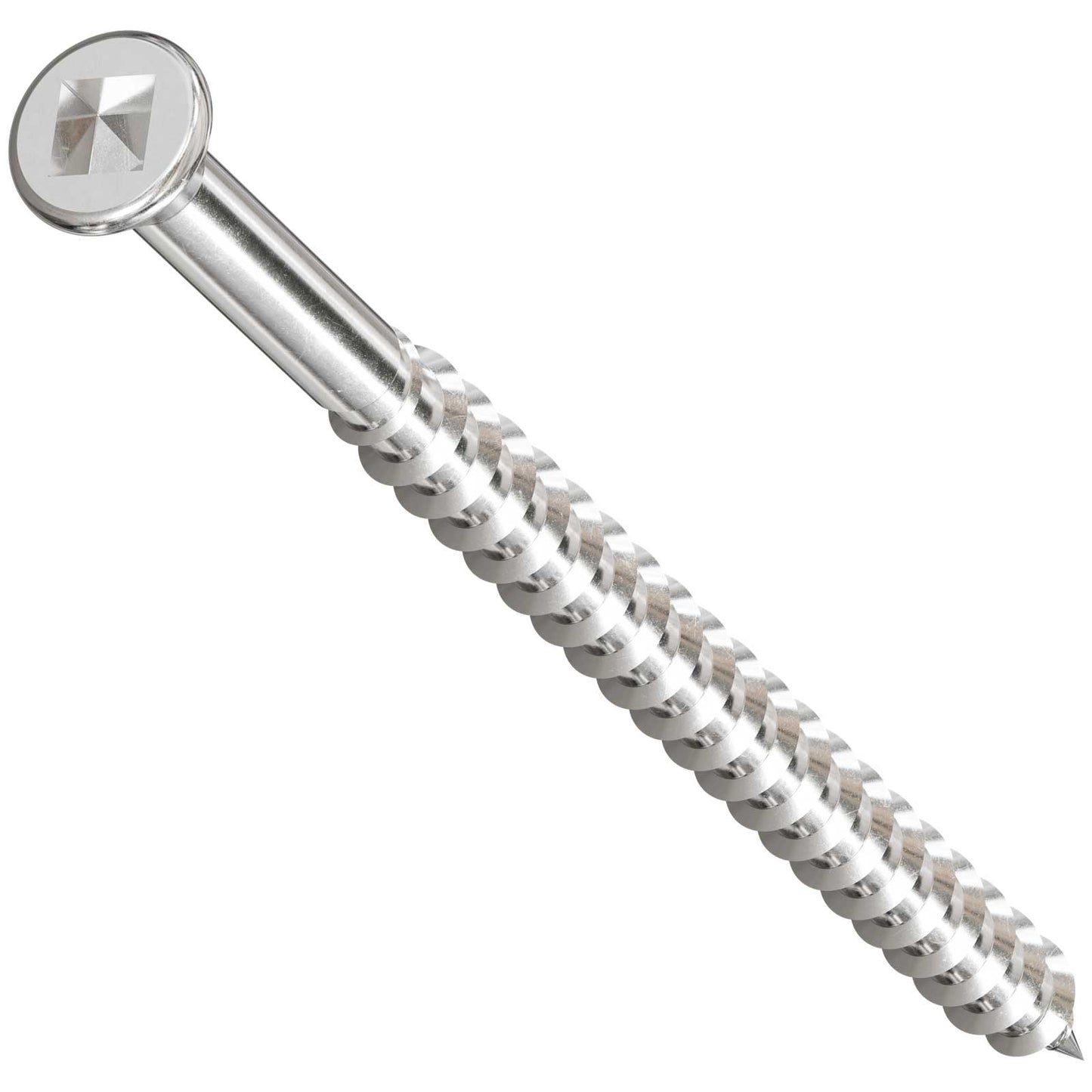 #7 x 3" Simpson Strong-Tie Quik Drive Collated Trim Head Deck Screws - 305 Stainless Steel, Pkg. 1,000