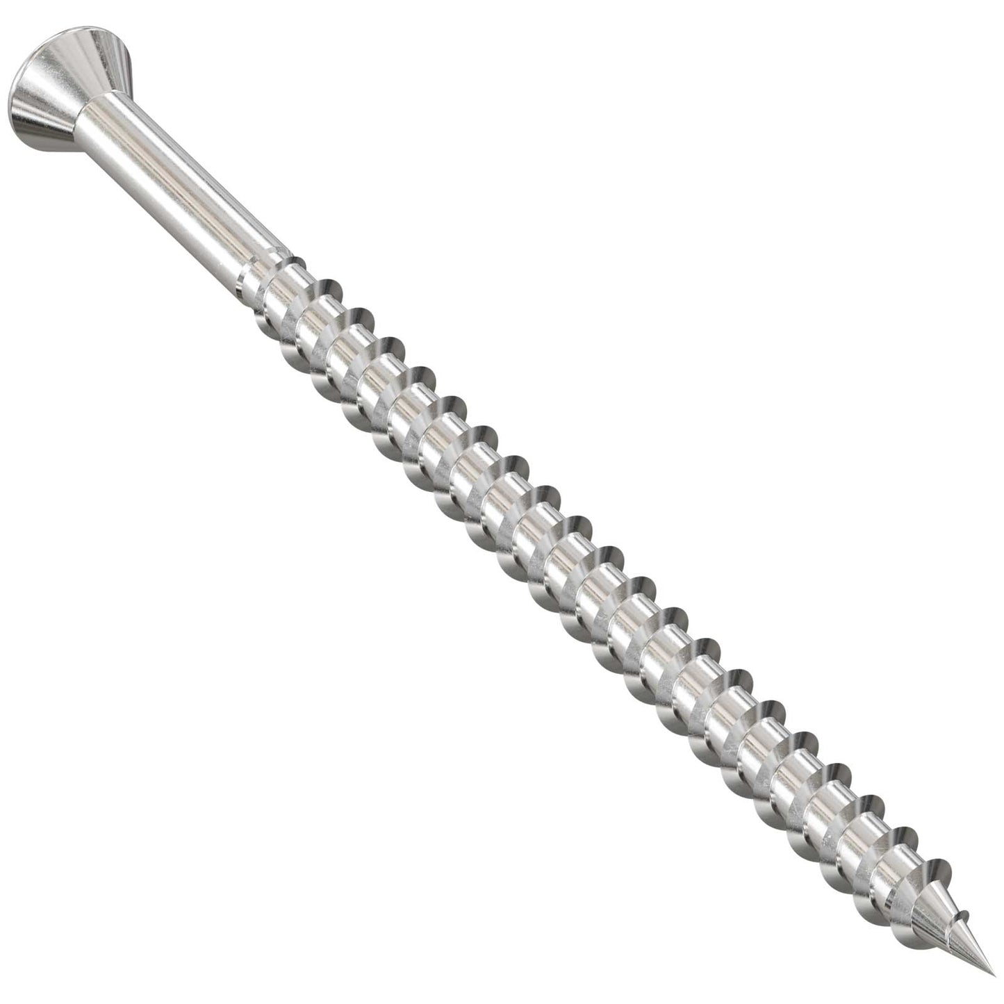 #7 x 3" Simpson Strong-Tie Quik Drive Collated Trim Head Deck Screws - 305 Stainless Steel, Pkg. 1,000