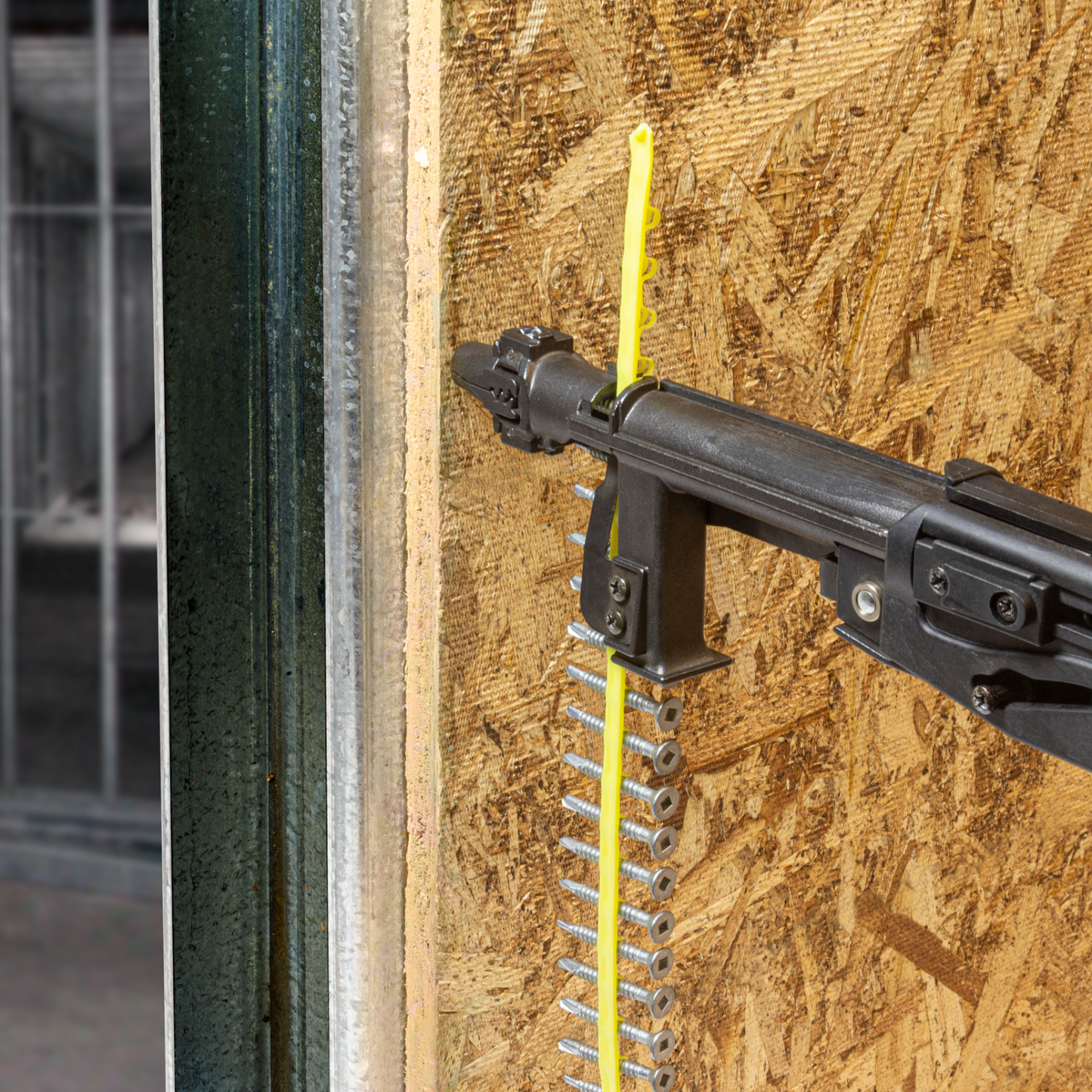 #10 x 1-1/2" Quik Drive FHSD Self-Drilling Wood-To-CFS Collated Screws, 410 Stainless Steel, Pkg 1000