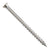Metal screw on a white background