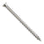 Metal screw on a white background