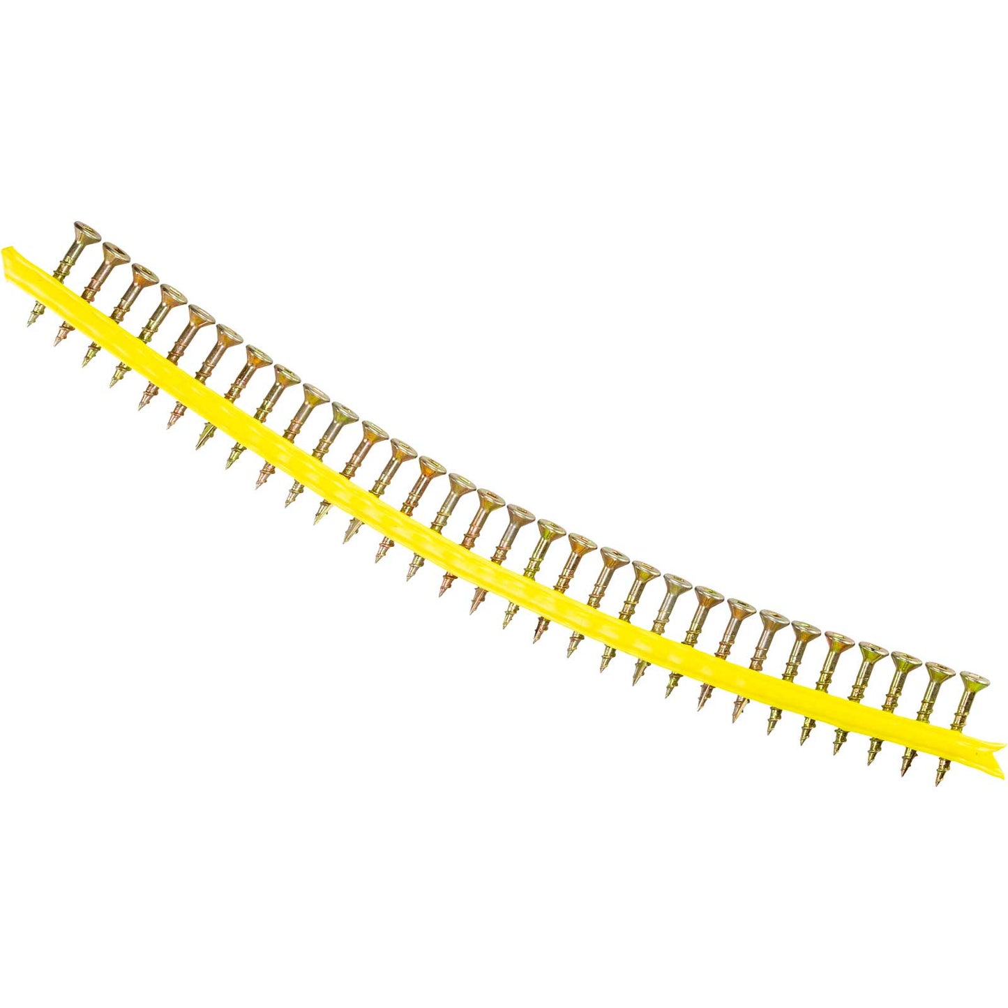 #8 x 1-3/4" Quik Drive WSCLT Wood Collated Screws, Yellow Zinc, Pkg 2000