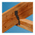 Simpson Strong-Tie H2.5APC 18 Gauge Ornamental Hurricane Tie - Black Powder Coat, ZMAX Installation