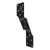 Simpson Strong-Tie H2.5APC 18 Gauge Ornamental Hurricane Tie - Black Powder Coat, ZMAX Specification