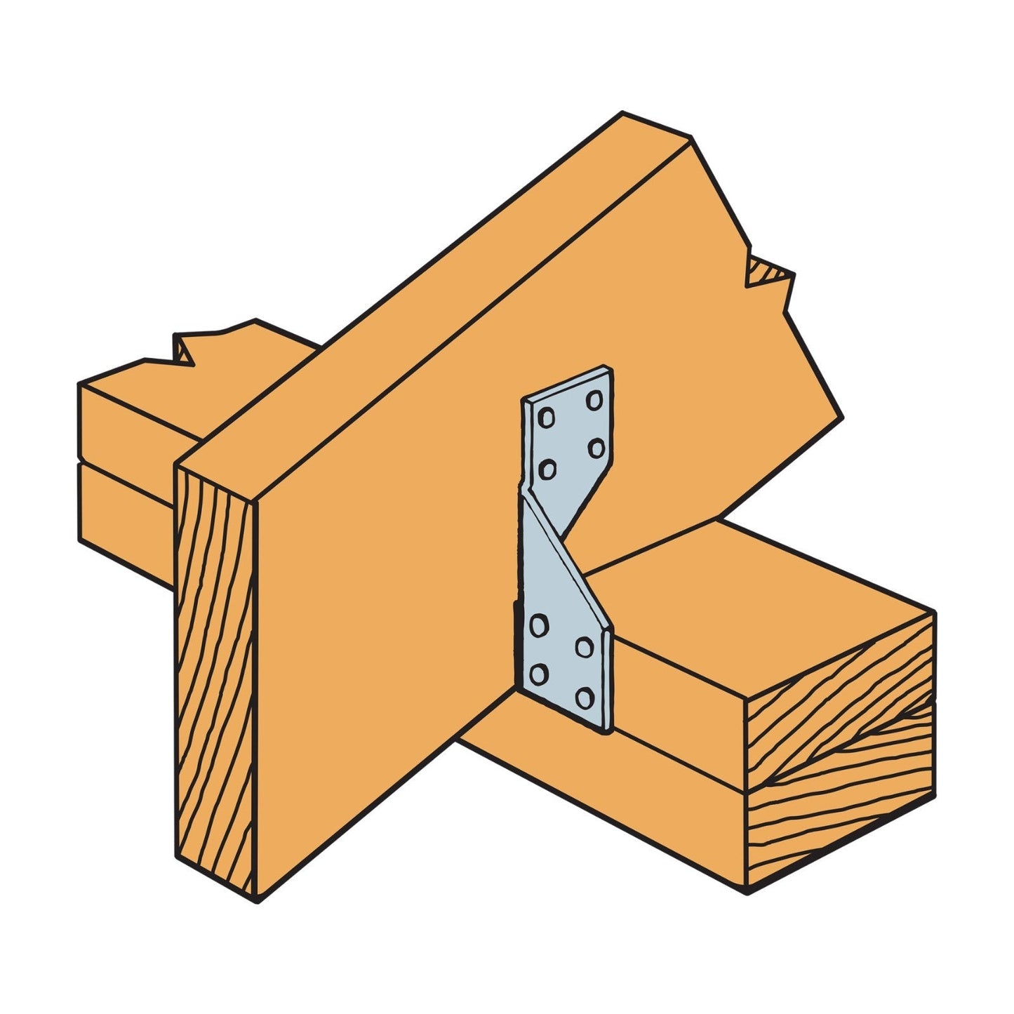 Simpson H3 Hurricane Tie installation