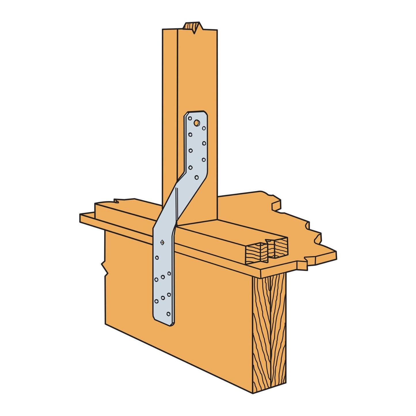 Simpson H6 Hurricane tie installation