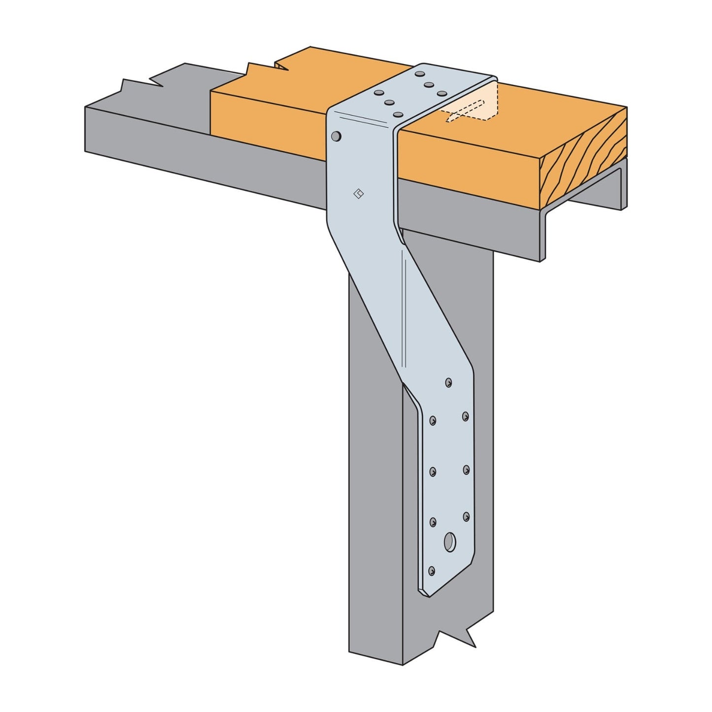 Simpson H6 Hurricane tie installation